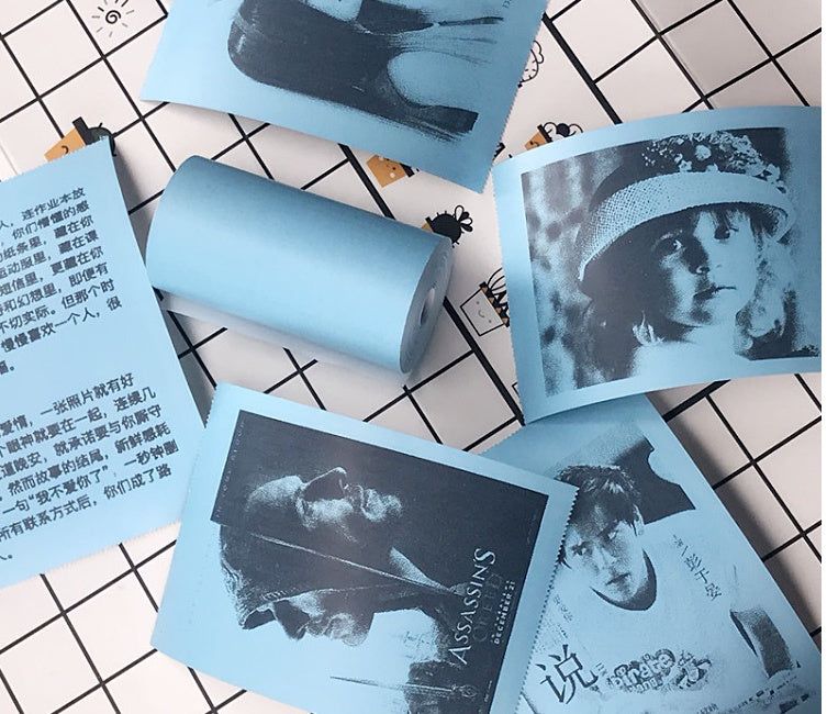 Rollors for Mini Bluetooth Wireless Thermal Printer Paper Sticker Label Printer